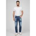 Patriot jeans carrot fit in denim con 4 tasche posteriori PKYC43 [004c4a1f]