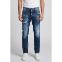Patriot jeans carrot fit in denim di cotone stretch PKYM01 [06551057]