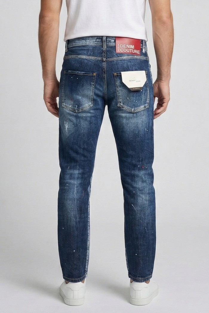 Patriot jeans carrot fit in denim di cotone stretch PKYM01 [df73535a]