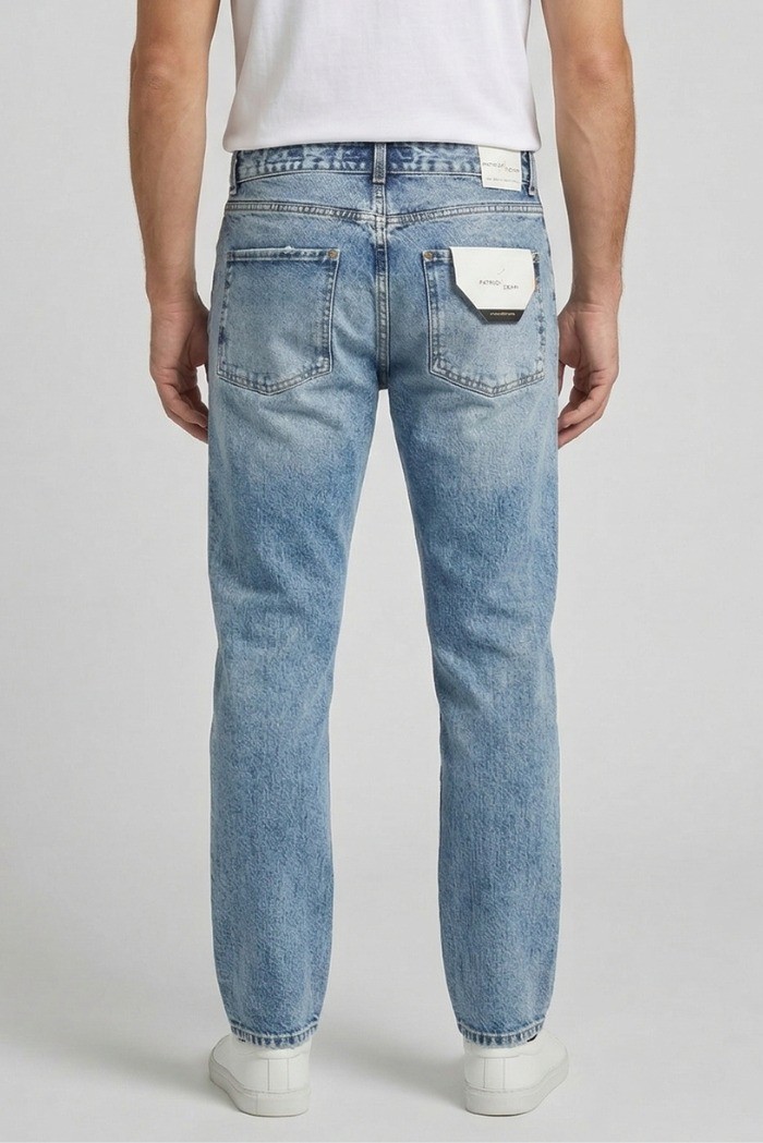 Patriot jeans 5 tasche in denim di cotone SKYM105 [a77e7b41]