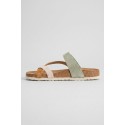 Queen Helena ciabatta a fascia multicolor incrociata X34-109 [c70361a9]