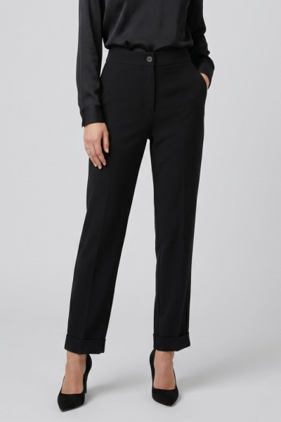 Celye pantalone in viscosa con elastico dietro SS26C0681 — 805219040079312_1