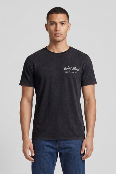 Guy t-shirt in jersey di cotone con orli vivi Cabrio119-sb M49890 [19fa406c]