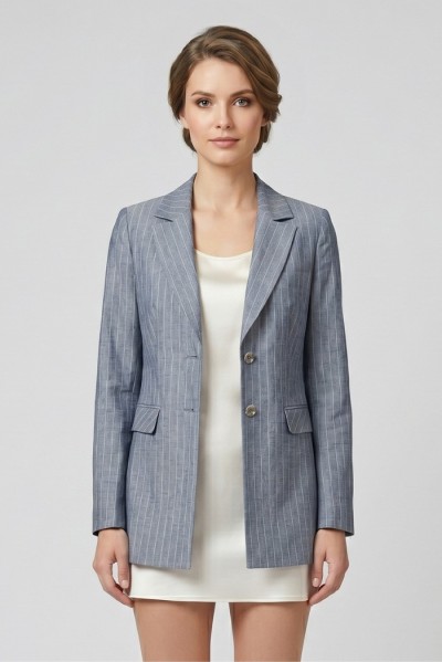 Fly Girl giacca monopetto in poliviscosa 6347/01 — 805219040079628_1