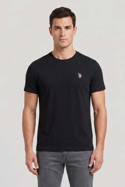 US Polo ASSN t-shirt in cotone con logo ricamato Luca US43154001 — 805219040079674_9