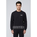 Moschino felpa girocollo in cotone con stampa logo sul fondo V1A1711-4418 [aa6f69fb]