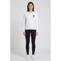 Moschino felpa girocollo in cotone stretch con logo orso V6A1705-4409 [f7bce54a]