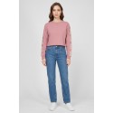 Moschino felpa girocollo cropped delavè con bande logate V6A1708-4436 [e31b12bf]