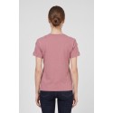 Moschino t-shirt in cotone delavè con bande logate V6A0703-4437 [395151b0]