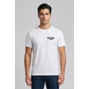 Moschino t-shirt in jersey di cotone con stampa logo V3A0701-9421 [3340b1f0]