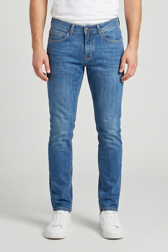 Rifle jeans 5 tasche slim fit in denim RF410 [a602642c]