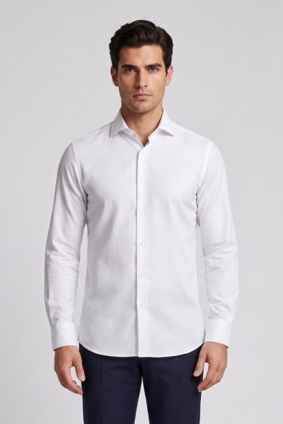 Sartor camicia slim fit in cotone stretch F1-11DUTY-S-6-531 [c8c785a2]