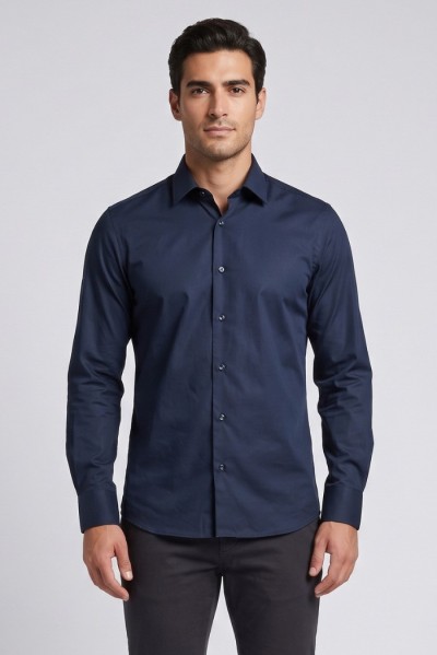 Sartor camicia slim fit in cotone stretch F1-11DUTY-S-6-531 [53d93fa4]