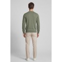 US Golf Club maglia girocollo in cotone con logo ricamato Matteo MA2604 [2846aa12]