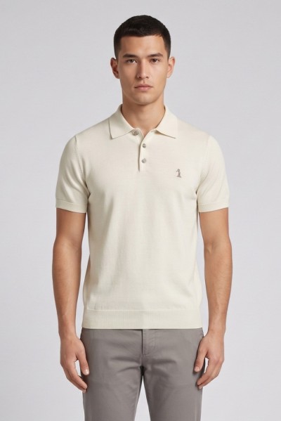 US Golf Club polo maglia in cotone Marino MA2610 [384f1962]