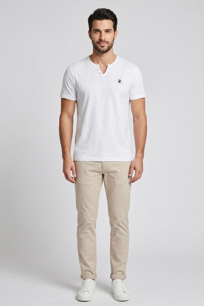 Beverly Hills Polo Club t-shirt in jersey di cotone TS412108 [dace1681]