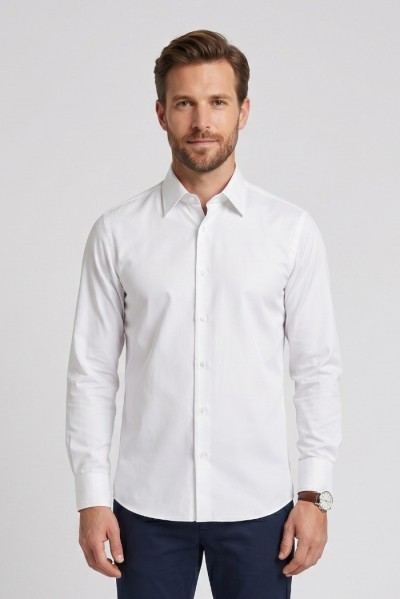 Vipa Camiceria camicia tailor fit in cotone Manila [b4d2d7c2]