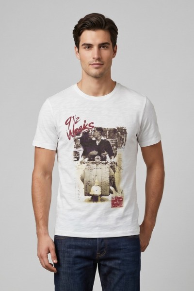 Guy t-shirt in jersey di cotone Cabrio115-sb M49886 [ee28120d]