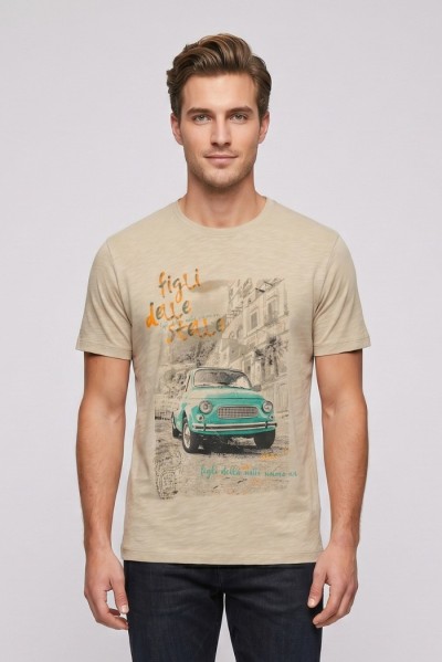 Guy t-shirt in jersey di cotone Cabrio117-sb M49888 [54e6815d]
