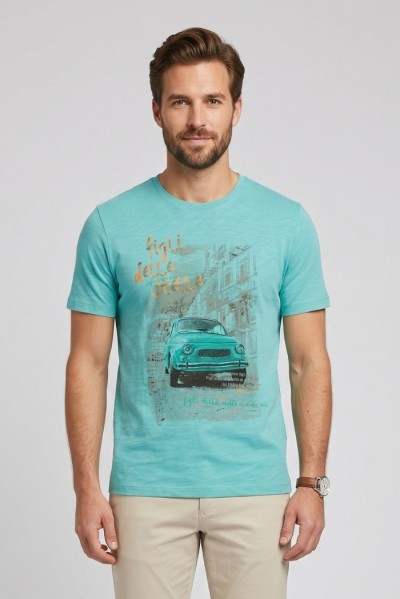 Guy t-shirt in jersey di cotone Cabrio117-sb M49888 [13b56c28]