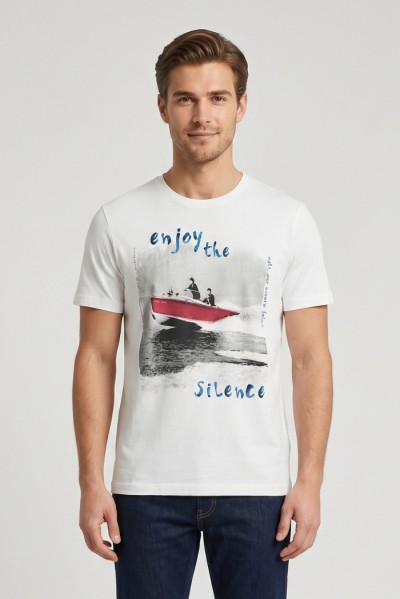 Guy t-shirt in jersey di cotone Cabrio104-jr M49872 [083d0e4f]