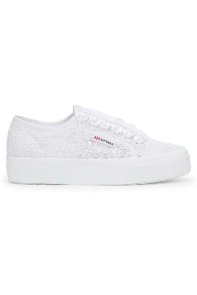 Superga sneaker platform in macramè 2740 Flower Macramè [65d09221]