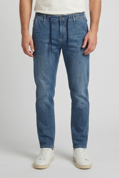 Rifle jeans chino in denim leggero con laccio RF422 [2e151c01]