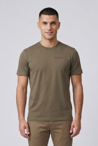Blauer t-shirt in cotone Bosworth 26sbluh02285-007480 — 805219040077838_5