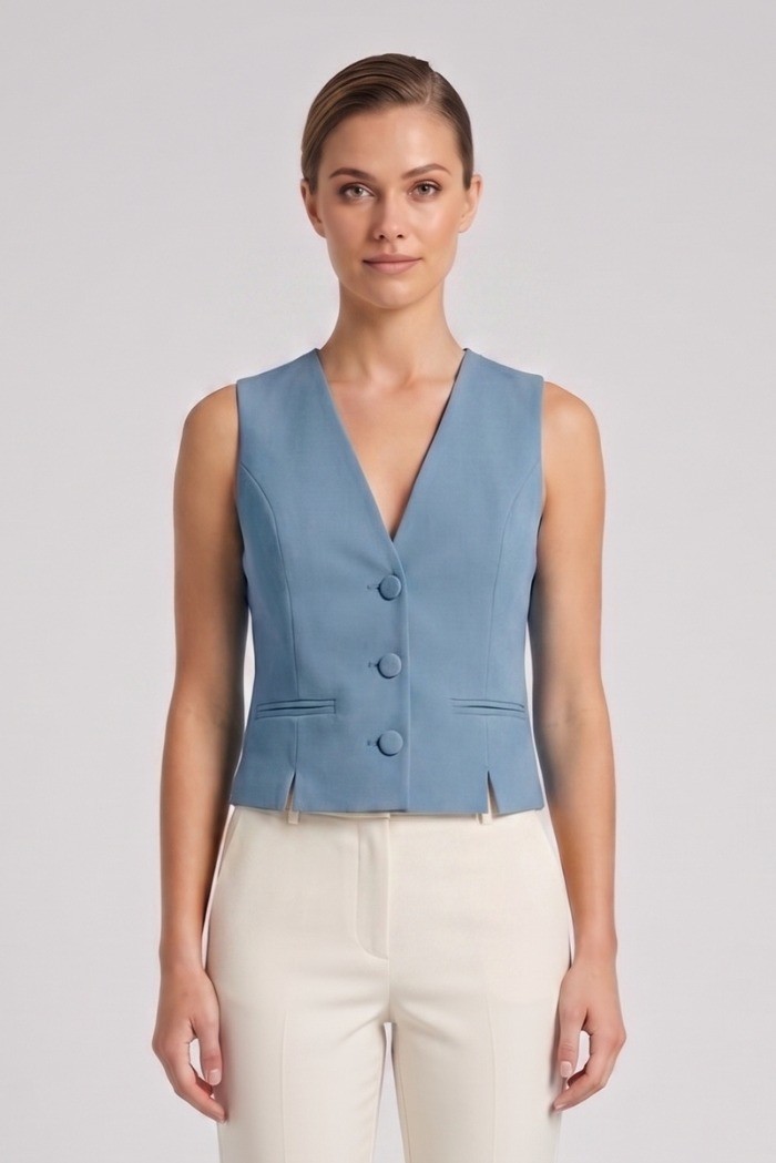 Maidoma gilet in tessuto stretch con spacchetti PE26F448/GL2144 [623156c4]