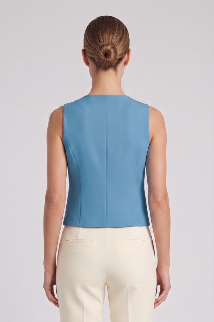 Maidoma gilet in tessuto stretch con spacchetti PE26F448/GL2144 [bb1715c9]
