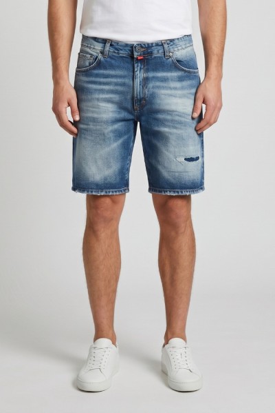Patriot bermuda in denim di cotone PM6S2SSHOM22 [be4bcbc8]
