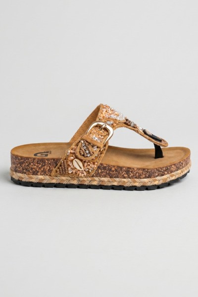 Gold & Gold infradito con fascia decorata FY06 [36ae79c6]