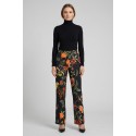 GM by Gai Mattiolo pantalone a fantasia floreale GM3776 [736c37a2]