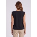 GM by Gai Mattiolo blusa in tessuto fluido GM3350 [566c53a5]