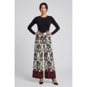 GM by Gai Mattiolo pantalone a fantasia all-over GM3404 [31efdada]
