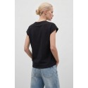 Influencer t-shirt in cotone con ricamo sangallo 05AB223 [7521a2d6]