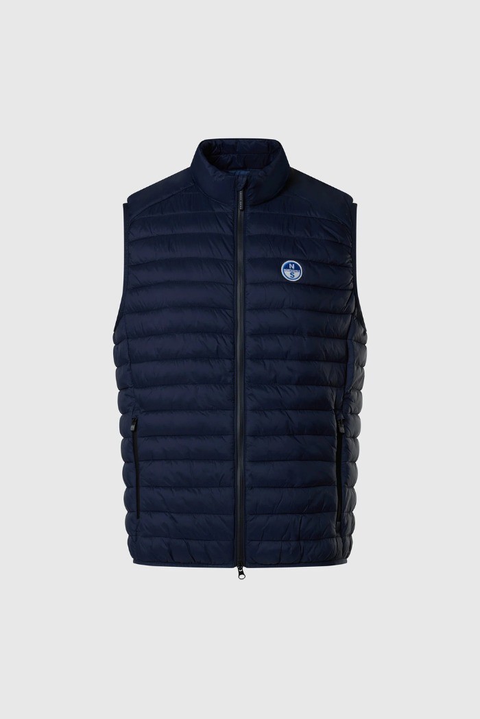 North Sails gilet imbottito con patch logo Zephyr Ultralight 603423 [f21f8229]