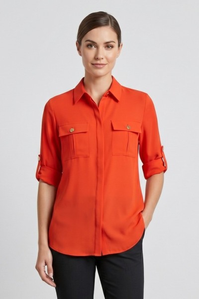 GM by Gai Mattiolo camicia con tasche GM3786 [e1b3744d]