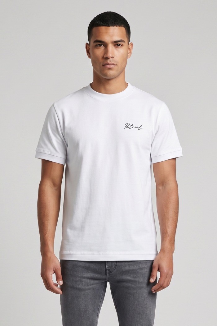 Patriot t-shirt in jersey di cotone con stampa MU106 [0845bd12]