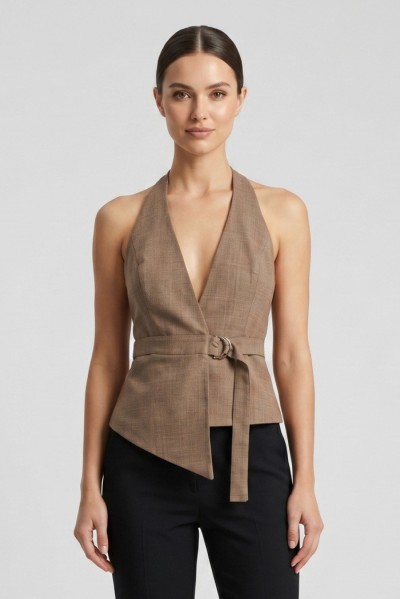 Maidoma gilet con fibbia PE26F448/GL2166 [f9517876]