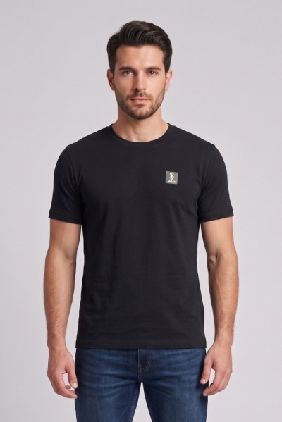 Datch t-shirt in cotone con patch logo DM8751 [ffca4ad3]