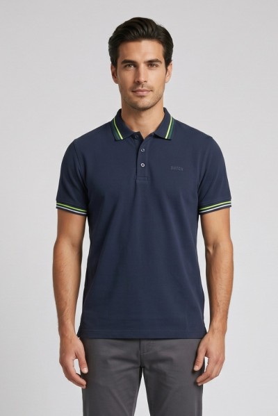 Datch polo in piquet di cotone stretch DM9290 [37db6042]