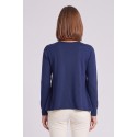 Fresh Flower maglia girocollo con spacchi taglio vivo FD452 [524d0ad5]