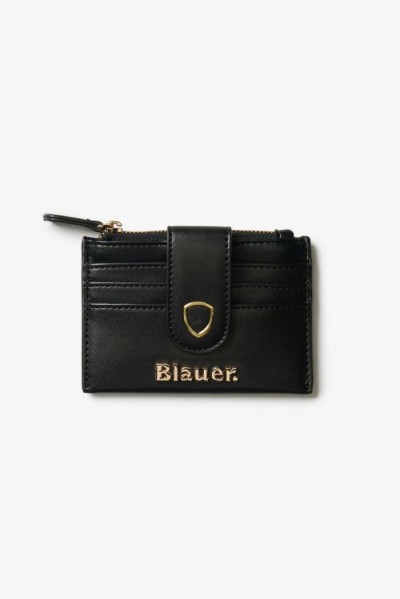 Blauer portacarte in ecopelle S6DIN01 [ebea04eb]