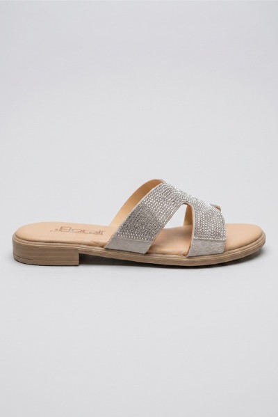 Floralì ciabatta con fascia ricoperta di strass POS73 [e3271f9f]