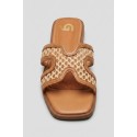 Gold & Gold ciabatta con fascia lavorata GH115 [b484e266]