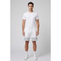 Moschino bermuda in cotone con stampa sul fondo V1A6811-4418 [ff79a324]