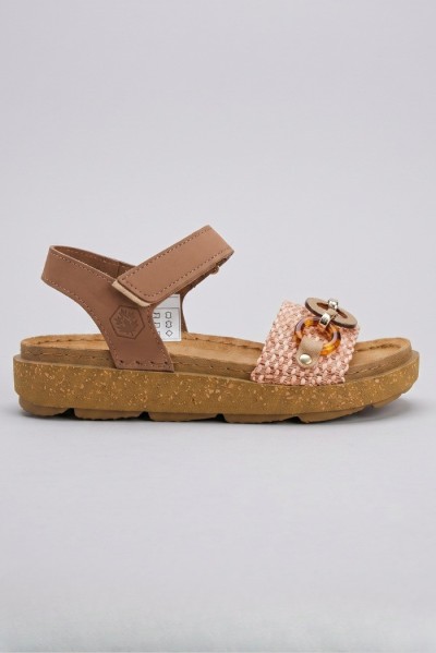 Lumberjack sandalo in pelle con chiusura a strappo Nicole 102269206 [660f175a]