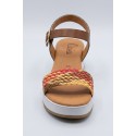 Claude sandalo con fascia intrecciata e cinturino ART 7 [8f05aa5f]