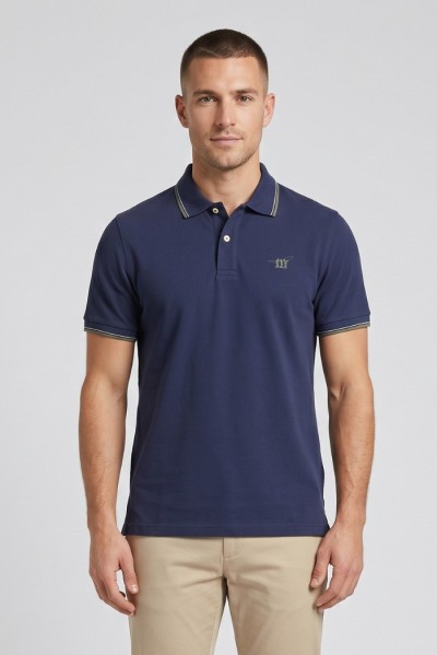 Henry Cotton's polo in piquet di cotone P626128 — 805219040079846_2